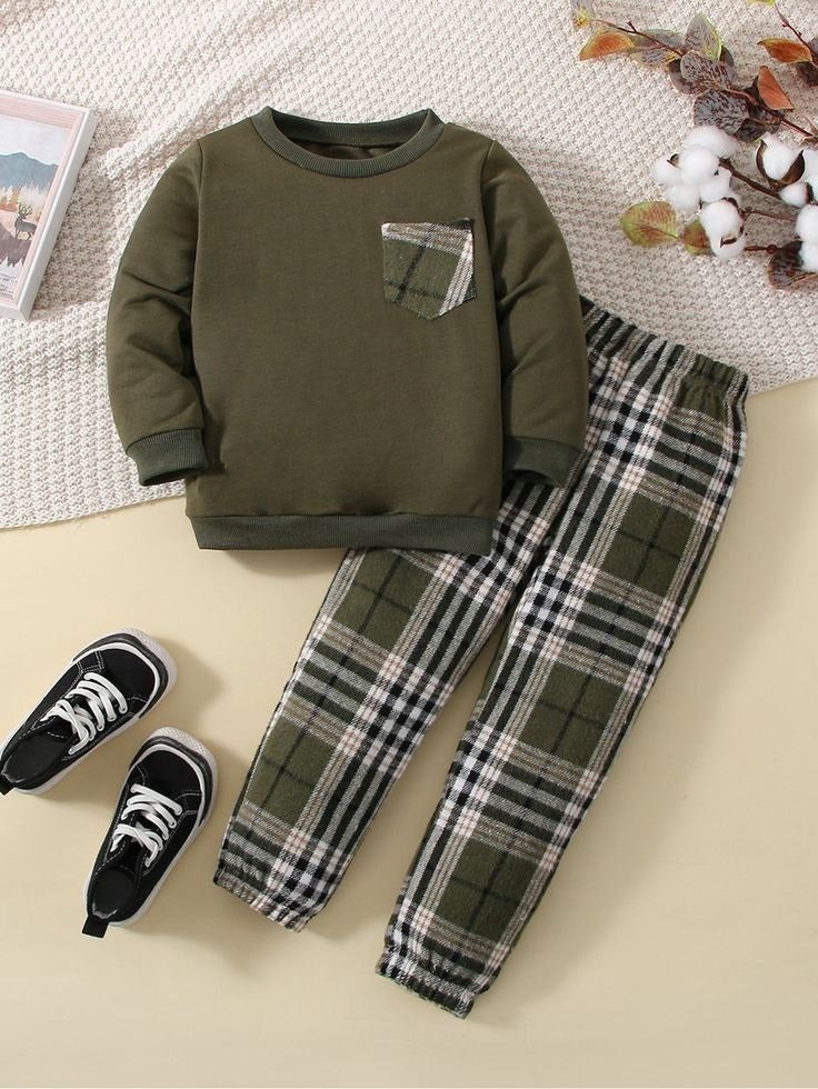 Viel Innate سويت شيرت أنيق وبنطلونات رياضية للأولاد - Image 4